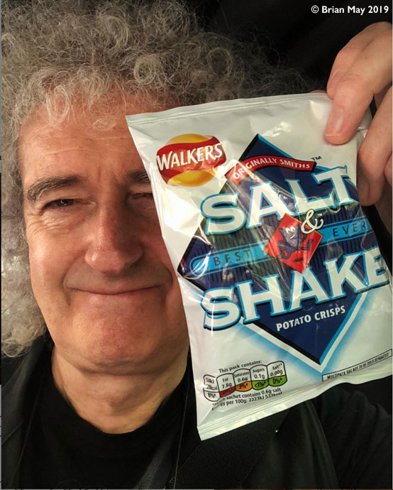 Brian 0 Sale and Shake crisps