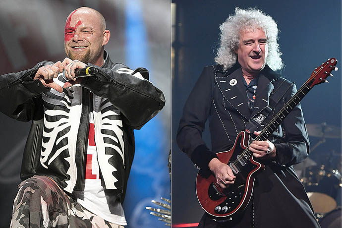 Five Finger Death Punch and Brian May