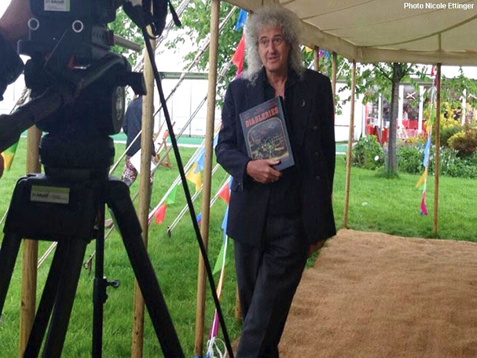 Brian May interviewed for The One Show - Hay Festival