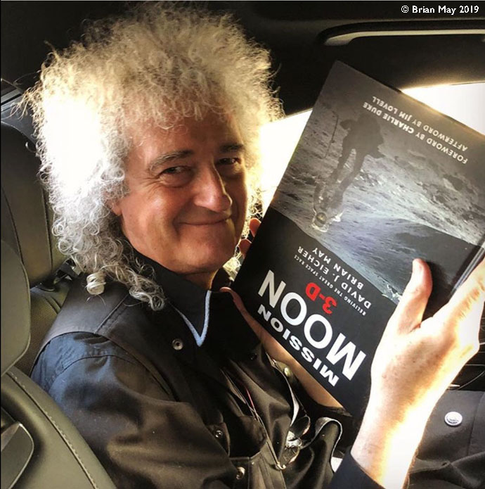 Bri in car with Mission Moon 3-D