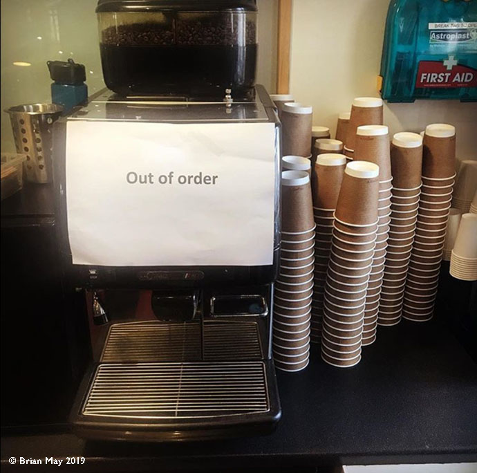 Oh no - not the coffee machine