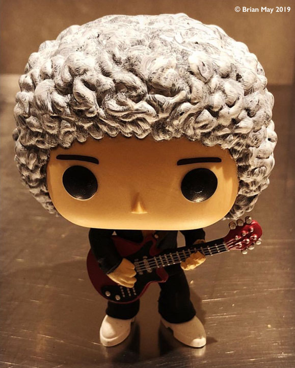 Funko Pop Brian - customised by Charlotte Perry mono