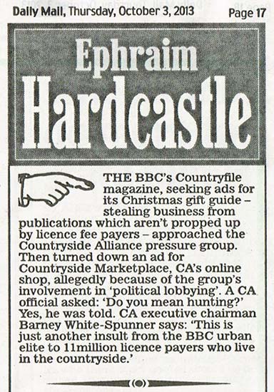 Hardcastle in the Mail