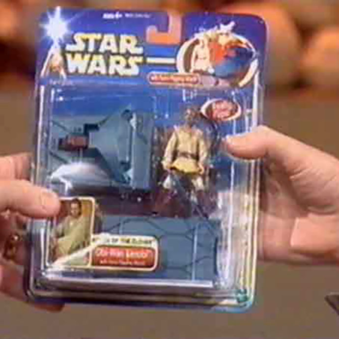 Star Wars figues presented to Brian