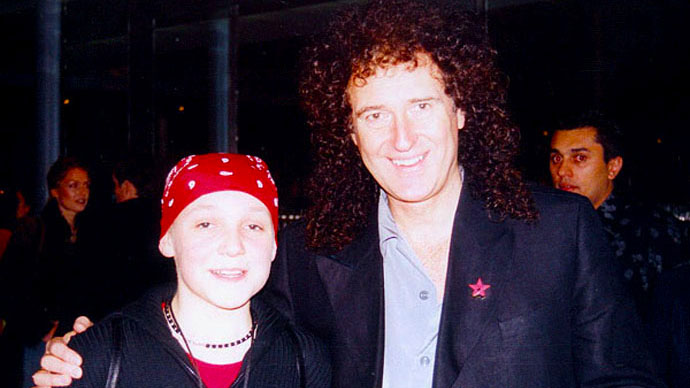 Vicki More and Brian May, Royal Opera House Dian Fossey Concert for Gorilla Fund - 10 November 2002