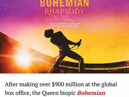 Bohemian Rhapsody Home Video sales