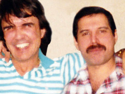 Dave Clark and Freddie Mercury. Photo: Daily Mail