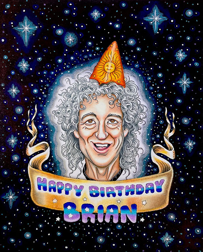 Brian Birthday portrait by Jenn Waitt