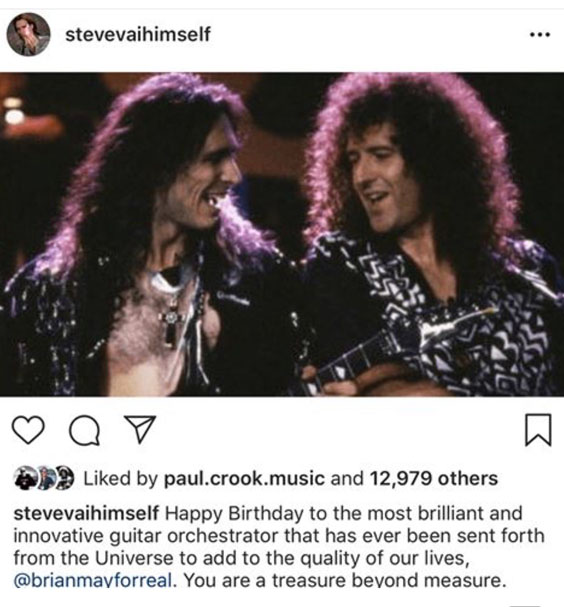 Message from Steve Vai