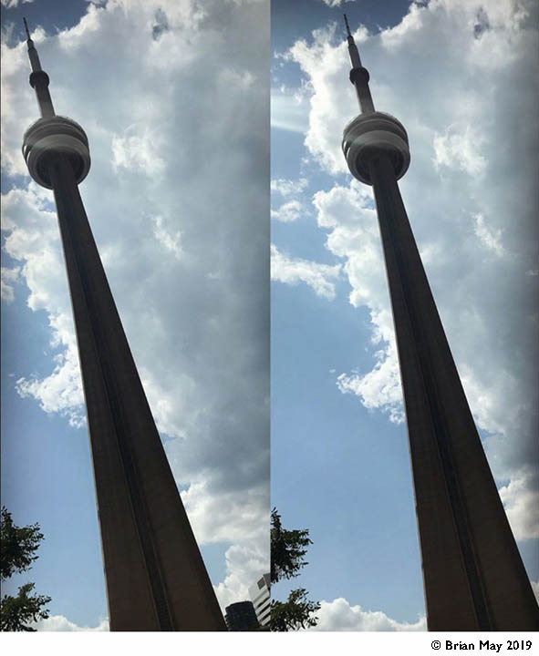 Toronto CN Tower - parallel