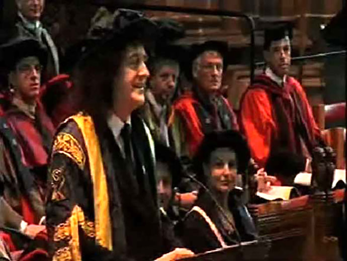 Chancellor CBrian May LJMU Graduation 2009