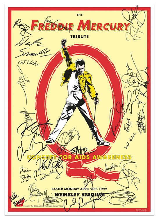 Repro MPT FM Tribute signed poster