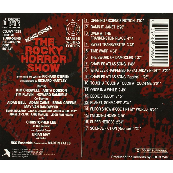 Rocky Horror picture show - back cover