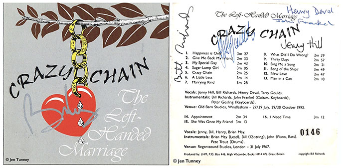 Fully signed "Crazy Chain" ©Jen Tunney