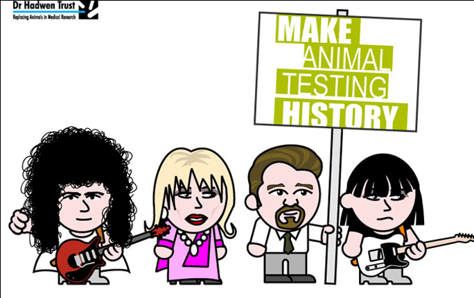 Celebrity Avatars - Brian May, Joanna Lumley Ricky Gervais and Chrissie Hynde (The Sun) 