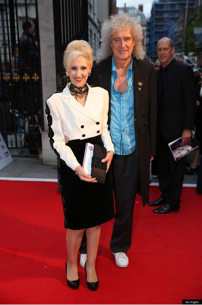 Anita and Brian tread the Red Carpet - Pride of Britain Awards 2013