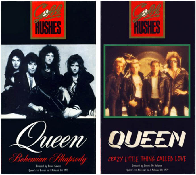 'Bohemian Rhapsody' / 'Crazy Little Thing Called Love' VHS sleeves