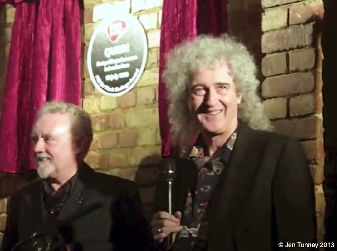 Brian and Roger - PRS plaque unveiling