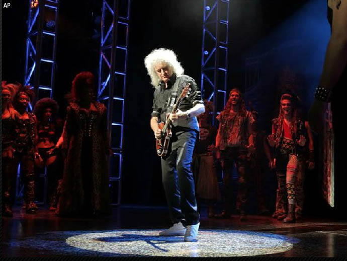 Brian plays for We Will Rock You Musical
