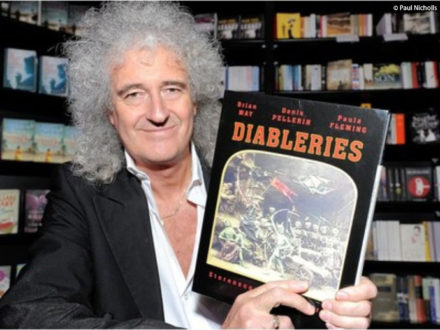 Brian shows diableries book at Cheltenham Literature FestivalBrian May was at Cheltenham Literature Festival to discuss his book on Diableries, a series of dozens of stereogram images created by artists in the 1860s. He has collected all but two of the images – Au Pays de Satan (In Satan's Country) and Un Reve (A Dream) PICTURE: PAUL NICHOLLS