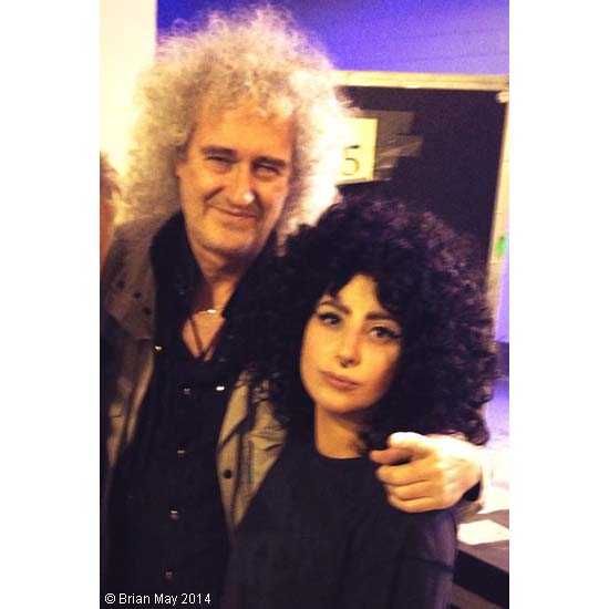 Brian and Lady Gaga