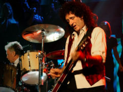 Brian May with Roger Taylor