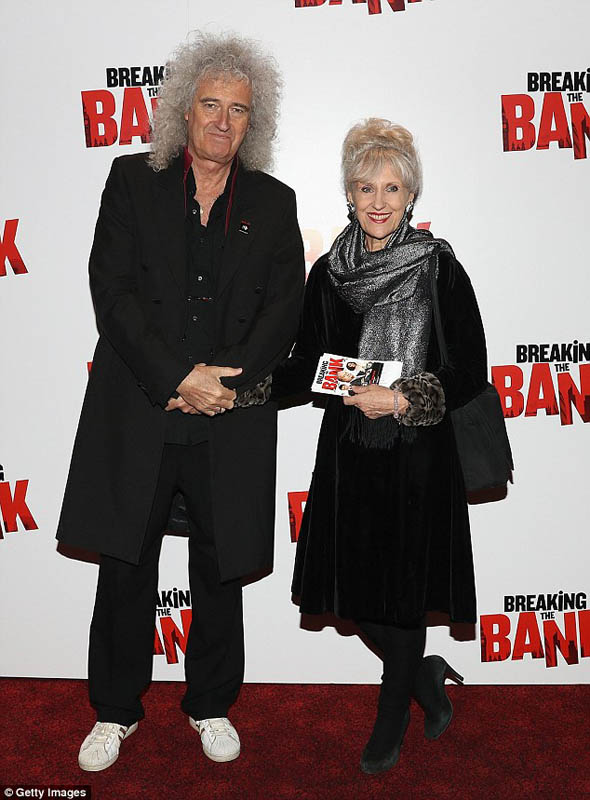 Brian and Anita - red carpet 'Breaking The Bank'"