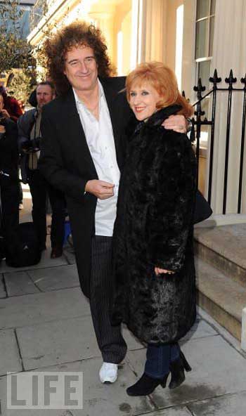 Brian and Anita arriving at Nominees Lunch 2 March 2010