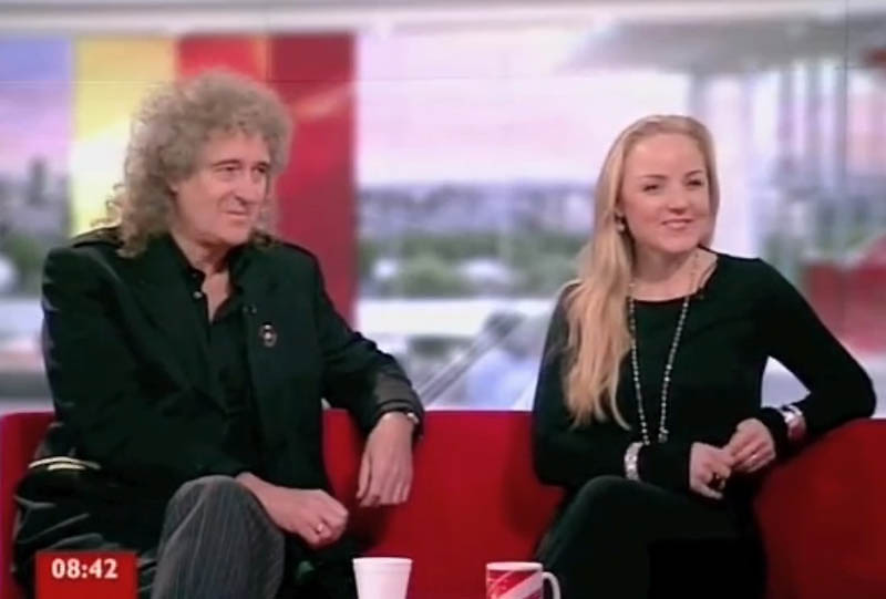 Brian May and Kerry Ellis BBC Breakfast TV