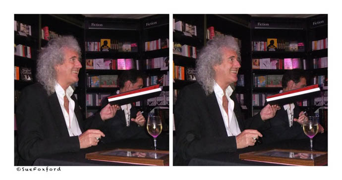 Brian May at Cheltenham - book signing