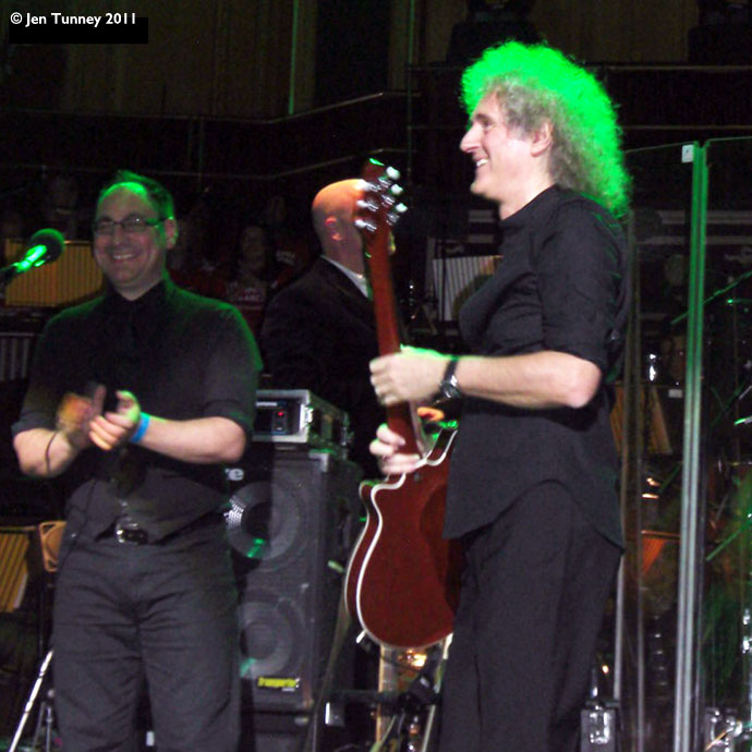 Neil Fairclough and Brian May - RAH 1 May 2011