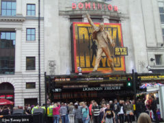 WWRY final night - Dominion theatre front from across road © Jen Tunney 2014