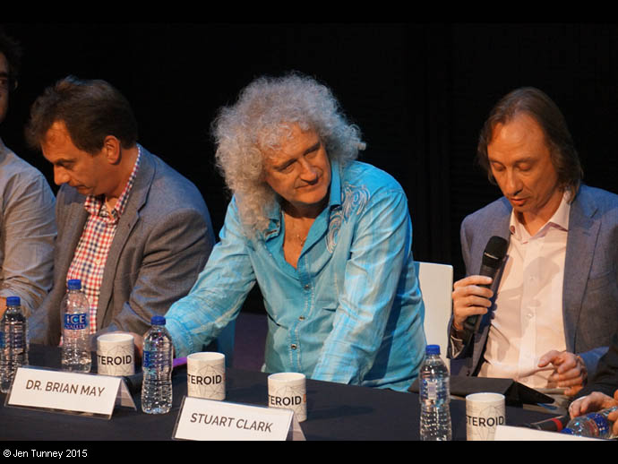 Brian May, Science Panel, Asteroid Day 2015, London © Jen Tunney