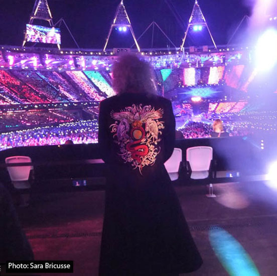 Brian May Olympic Closing Ceremony - 12 August 2012