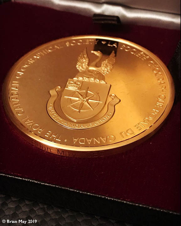 Medal in box - close up
