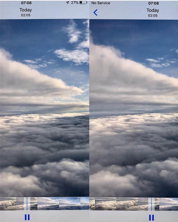 Clouds hyperstereo - parallel