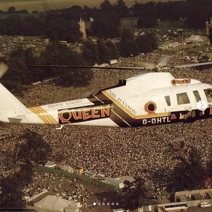 Knebworth Helicopter