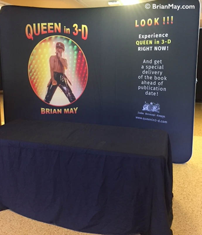 Queen In 3-D US Flyer - USA Tour Merch