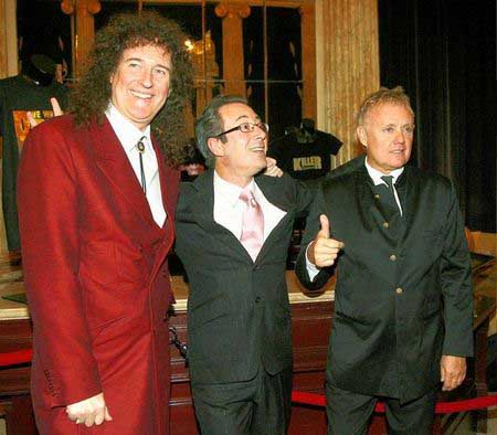 Brian May, Ben Elton and Roger Taylor - Canon Theatre, Toronto  WWRY Premiere