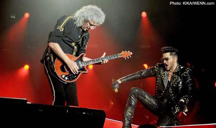 Brian and Adam, Wembley 24 Feb 2015