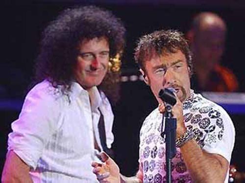Brian May and Paul Rodgers