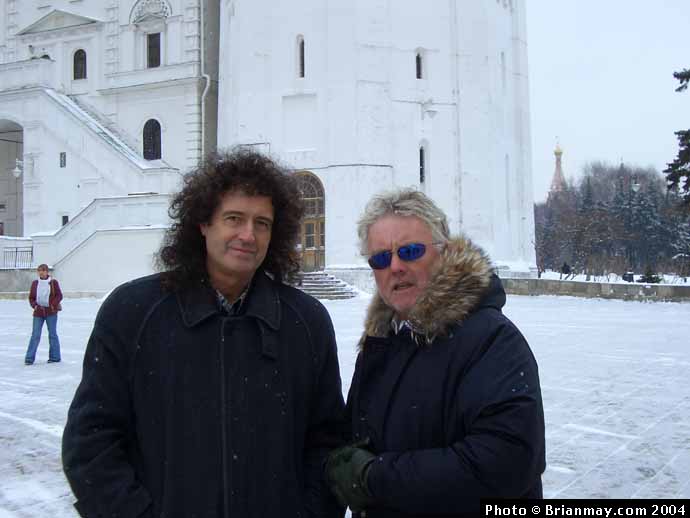 Brian and Roger in Moscow