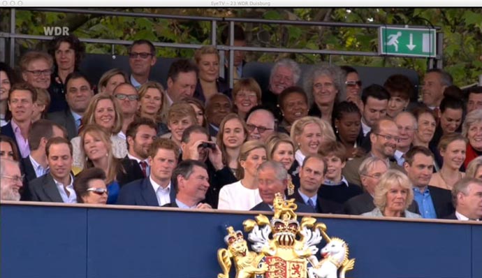 Brian and Anita in Royal Box Queen's Diamond Jubilee