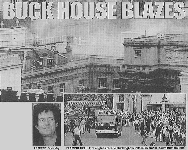 Fire at Buckingham Palace
