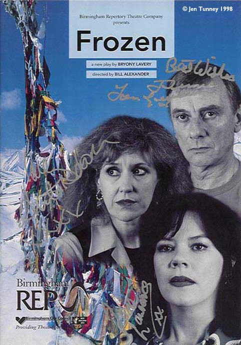 Frozen programme - signed