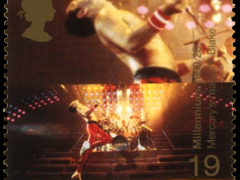 Freddie Mercury postage stamp