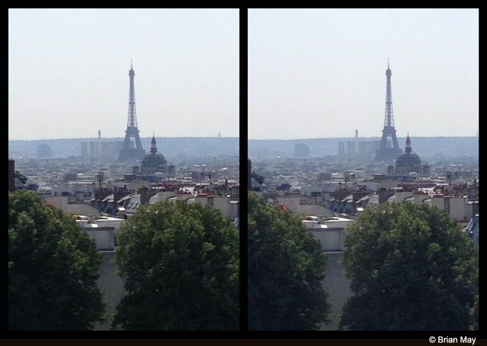 Paris view in 3D