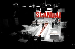 Scandal video shoot