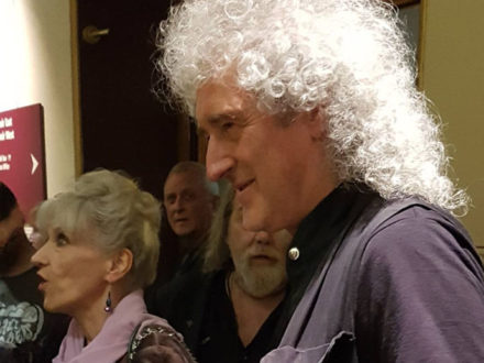 Brian and Anita at Paul Rodgers concert RAH 28 May 2017