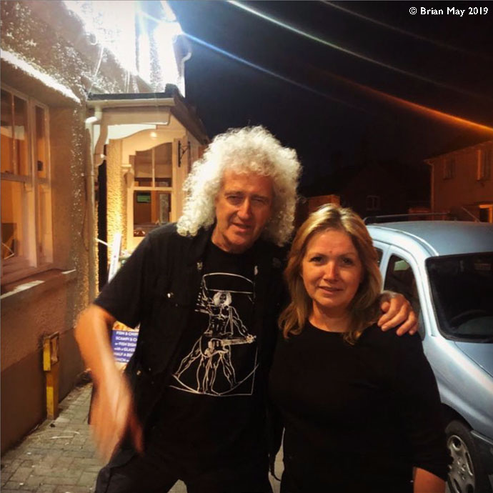 Brian May and Anne Brummer